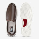 Slip On Ferracini Masculino Café Buzios